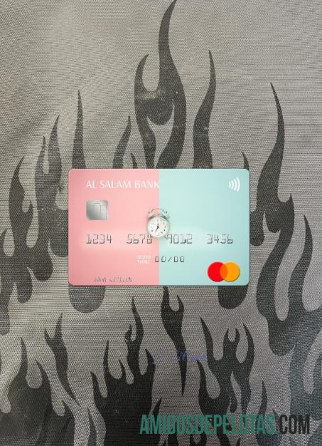 Argélia Al Salam Bank Mastercard Photolook Front exemplo